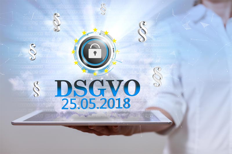 Schlüsselbild mit dem Hinweis auf die DSGVO und dem Datum der Veröffentlichung 25.05.2018